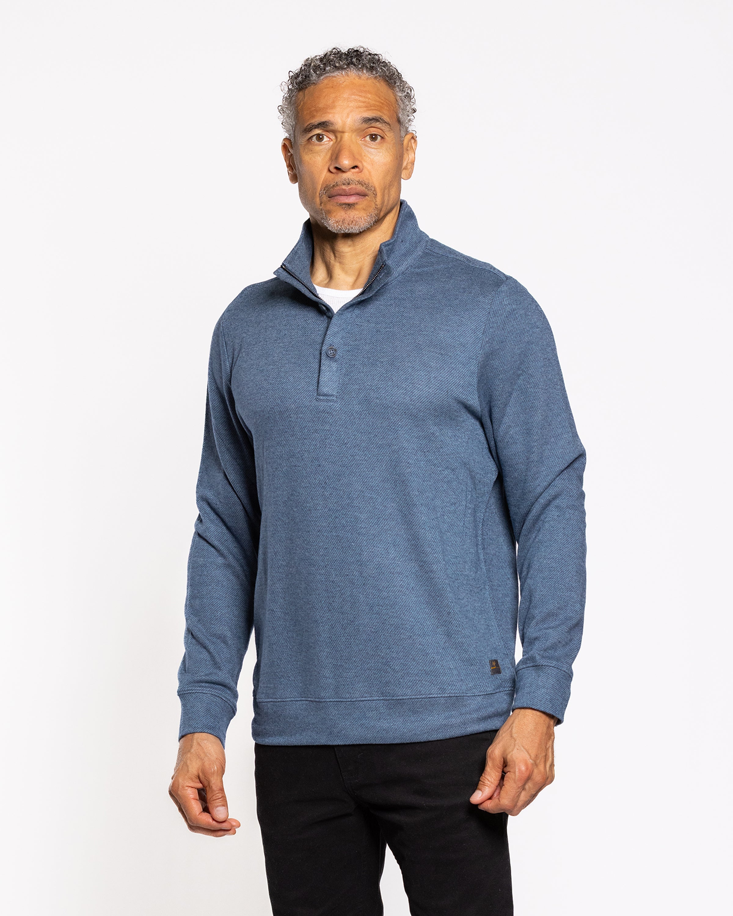 CALA BUTTON MOCK INDIGO NIGHT