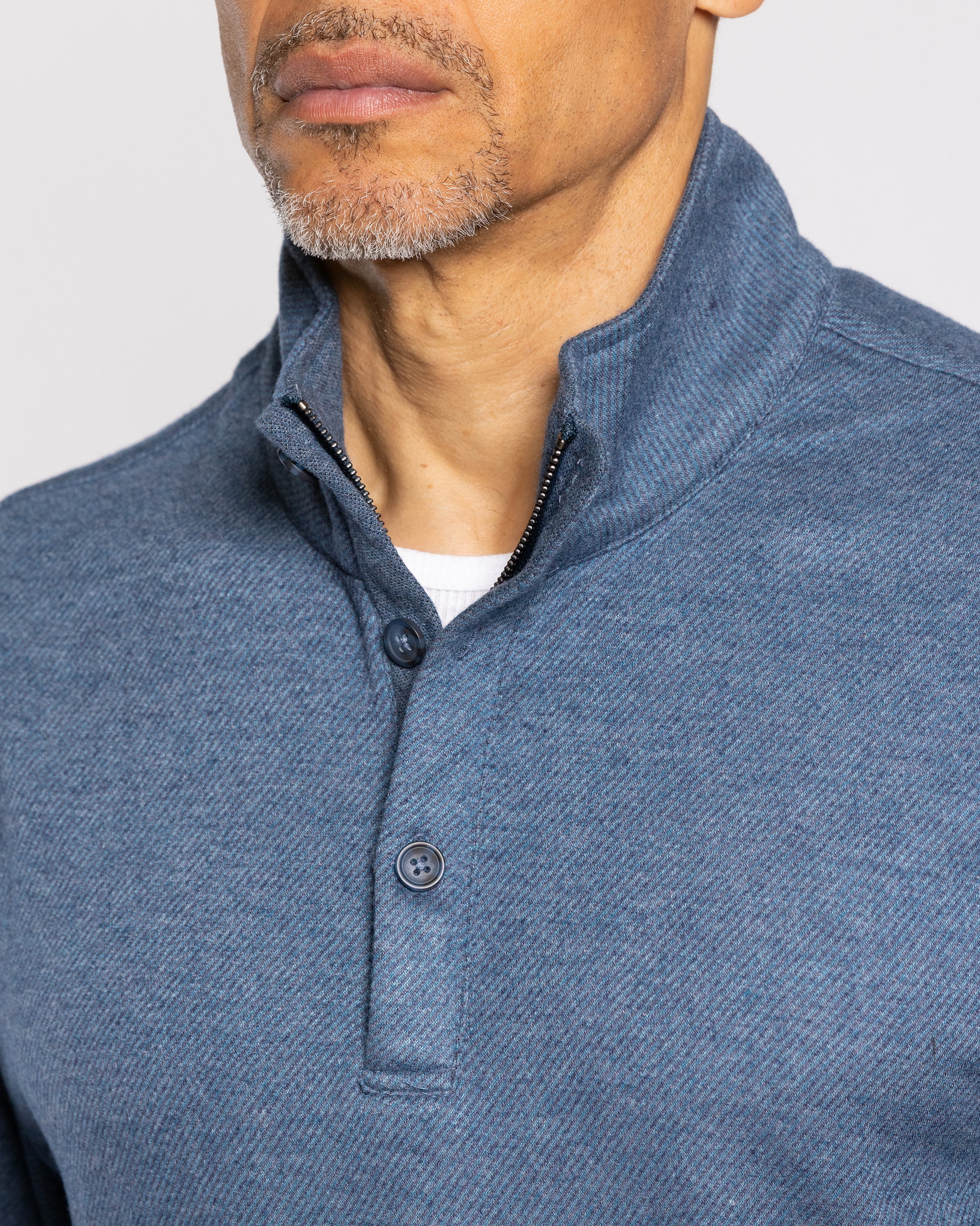 CALA BUTTON MOCK INDIGO NIGHT